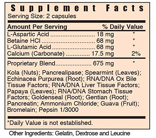 Systemic Formulas Ds Digest S Digestive Support - 60 Capsules - image 2