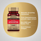 Piping Rock Astaxanthin Supplement 5mg - 120 Softgels - image 4