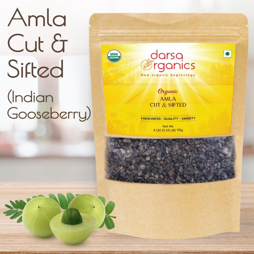 Darsa Organics Dara Organics Amla Powder and Amla Cut & Sifted Parent