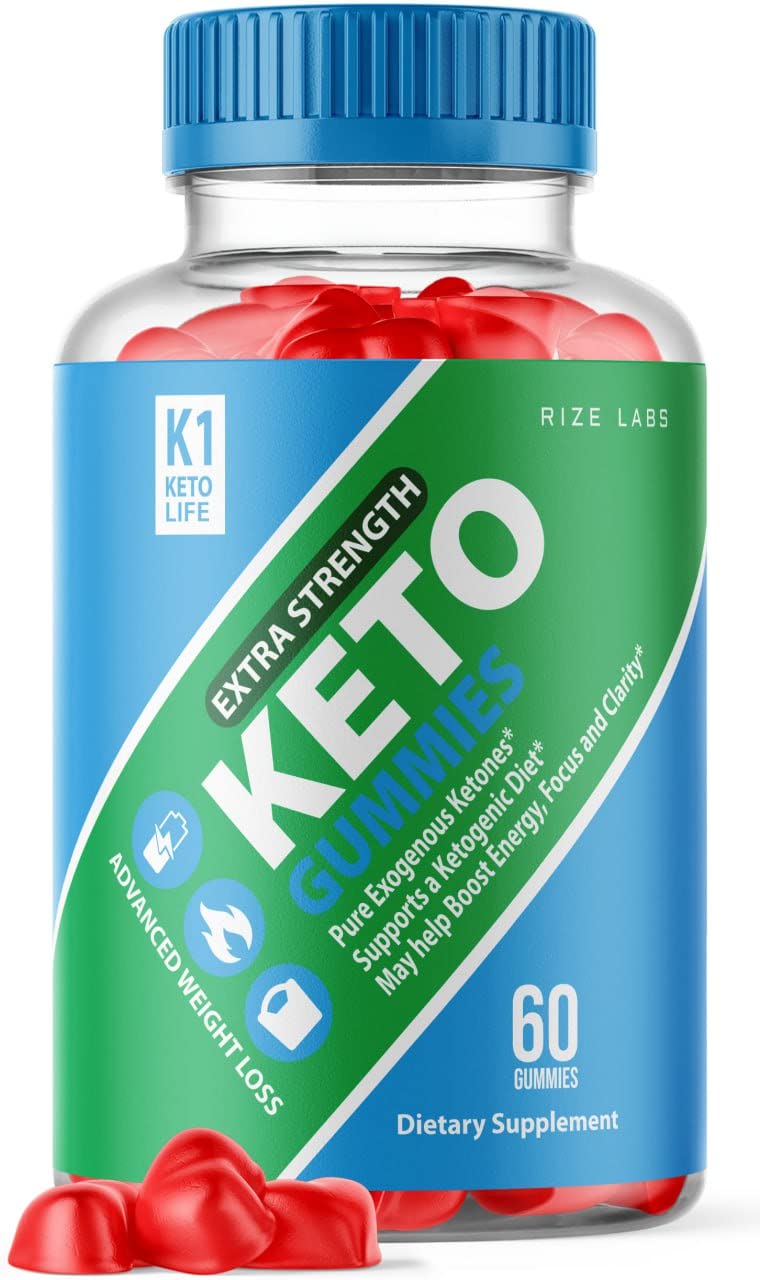 rize labs K1 Keto Life Gummies Advanced Extra Strength - 60 Gummies