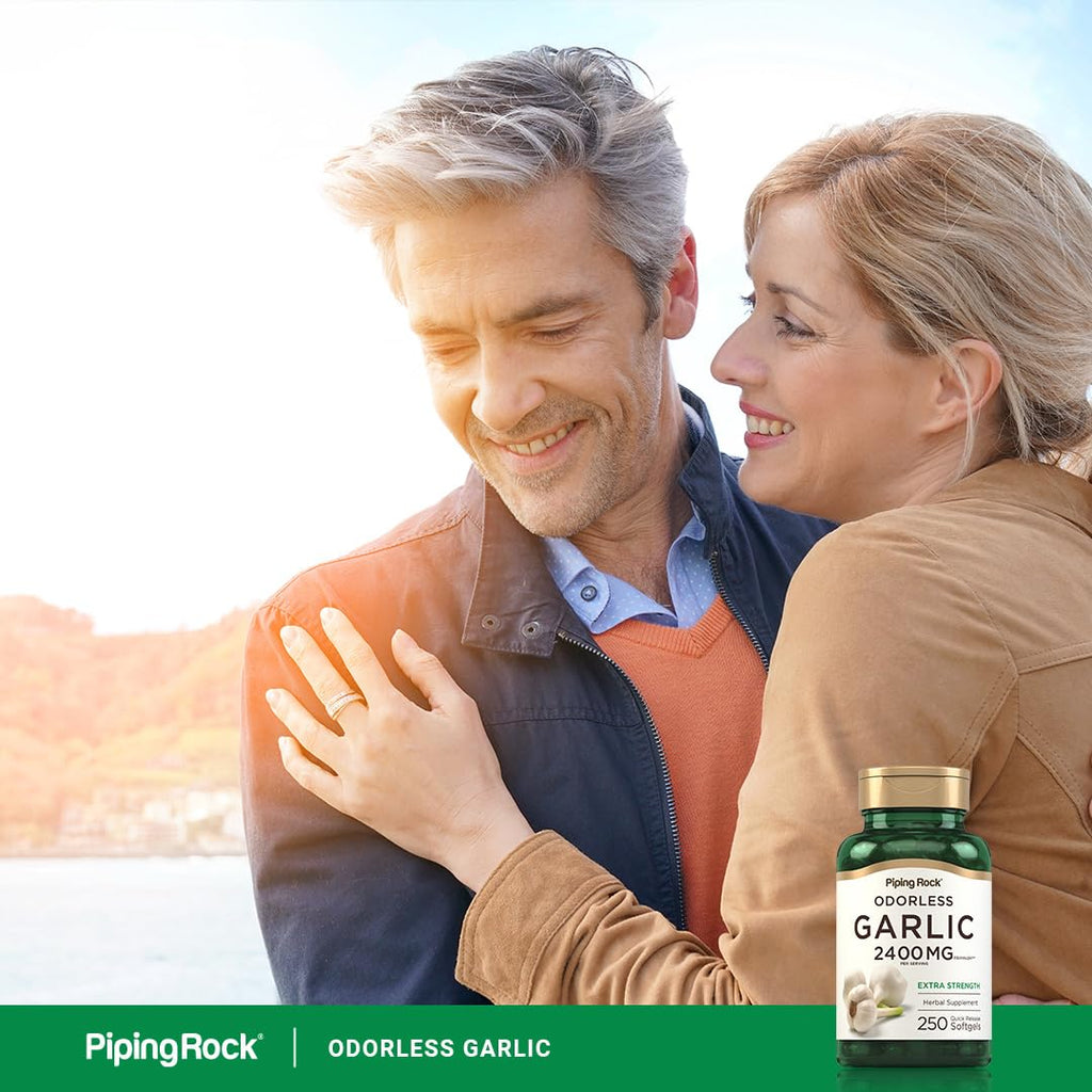 Piping Rock Odorless Garlic Softgels - 250 Count - image 5