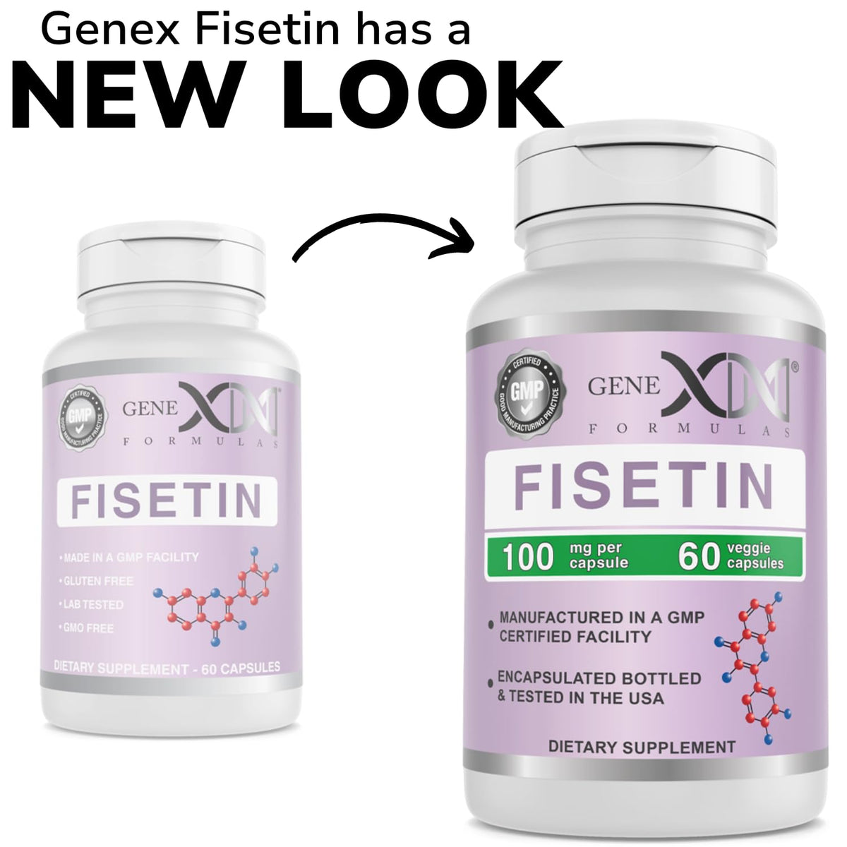 Genex Formulas Fisetin 100mg Supplement - 60 Capsules - image 3