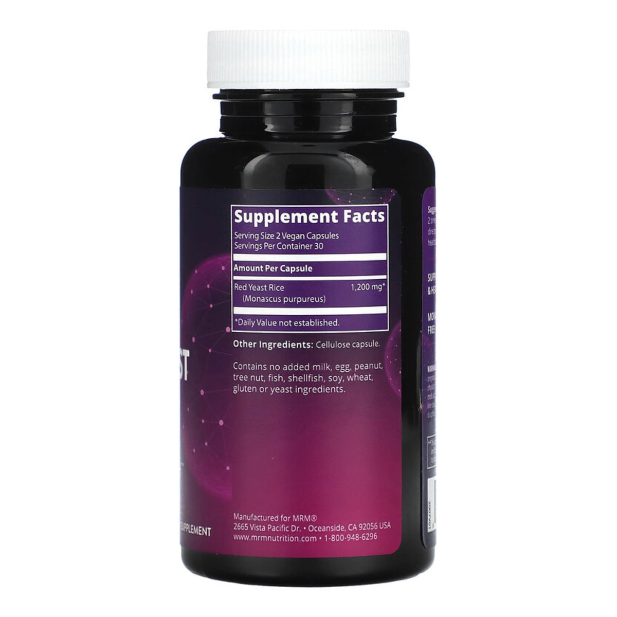 MRM Nutrition Red Yeast Rice Capsules - 60 Count - image 2