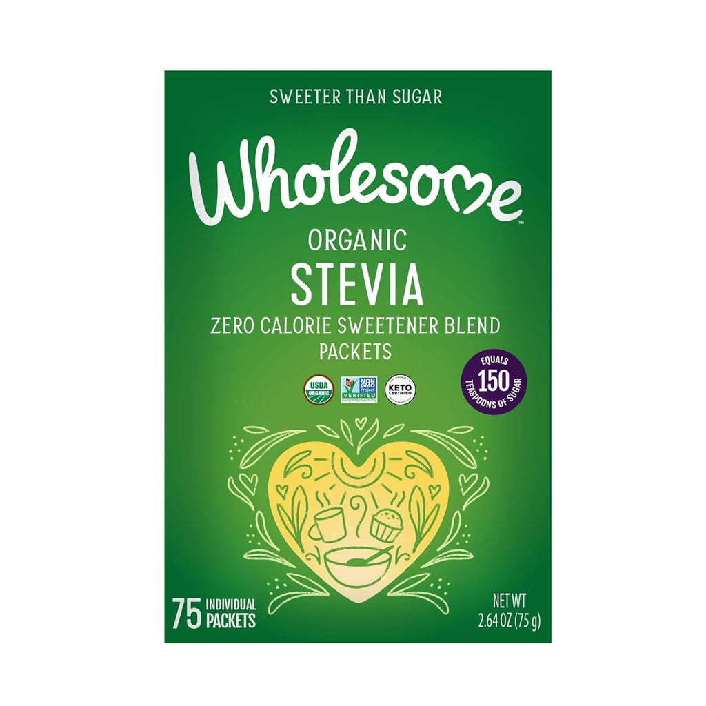 Wholesome Organic Stevia - 75 Packets