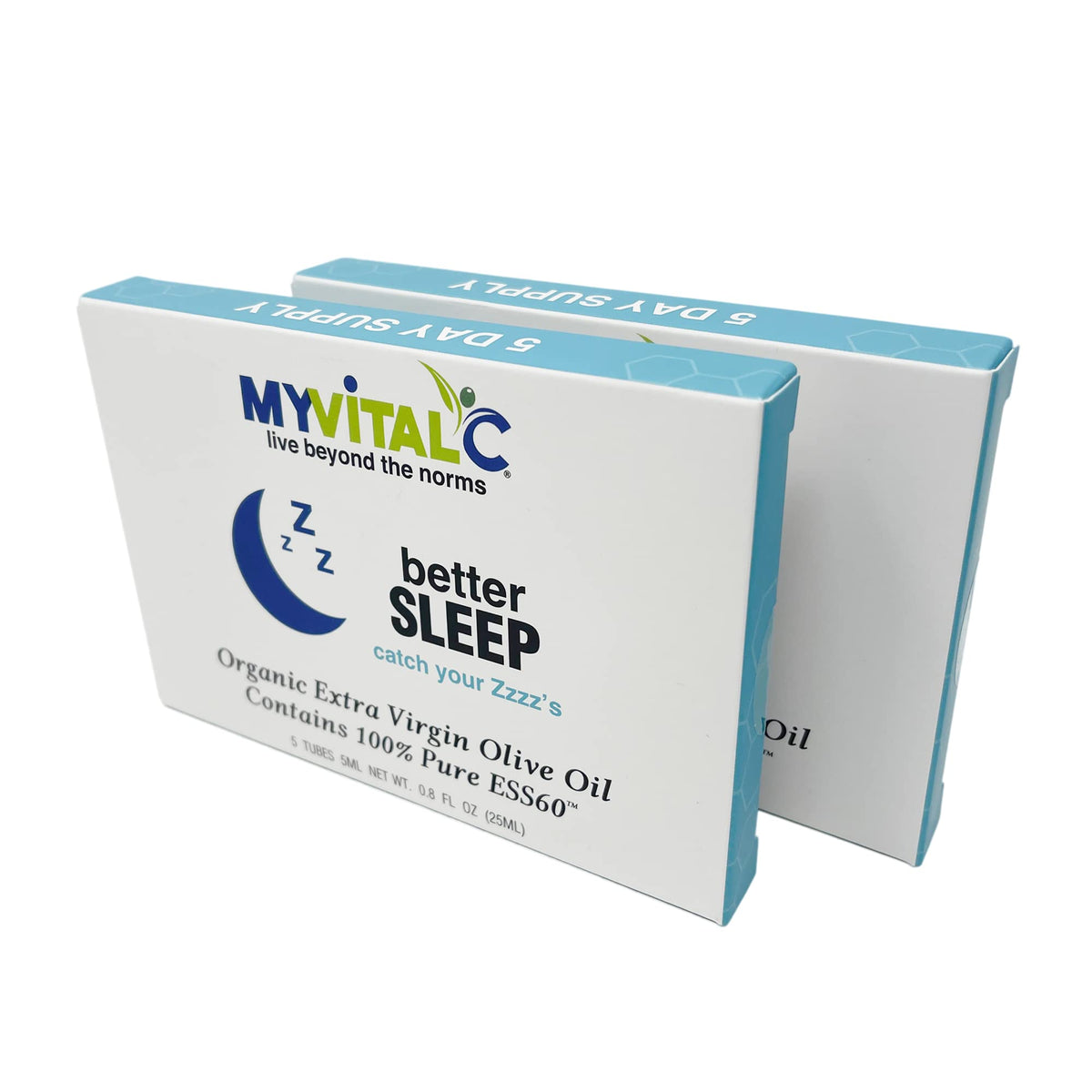 MyVitalC Better Sleep Supplement Shots ESS60 Olive Oil - 50 mL Pack of 2 - image 2