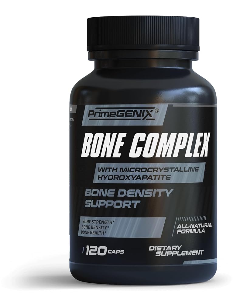 PrimeGENIX Bone Complex Supplement for Men 40+ - 120 Capsules