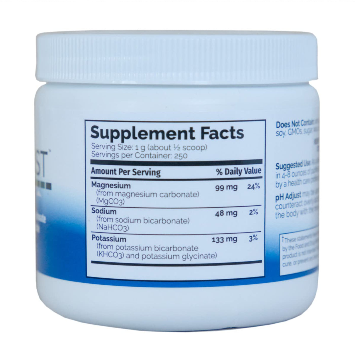 PDI Health pH Adjust Alkalinizing Formula Powder - 250g - image 2