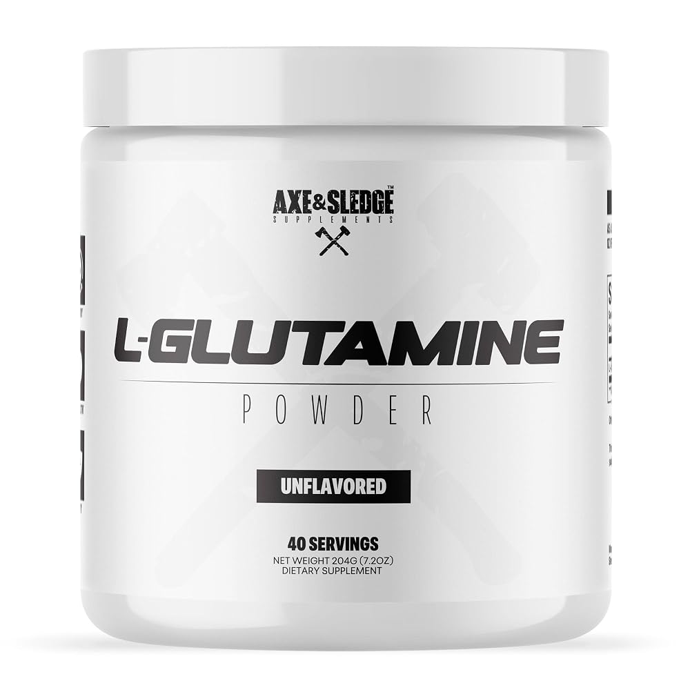 Axe & Sledge Basics Glutamine L-Glutamine Powder - 40 Servings
