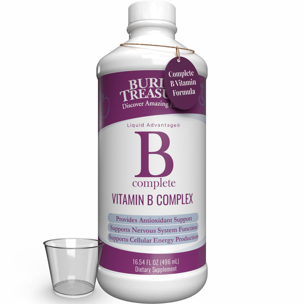 Buried Treasure B Complete Liquid Vitamin B Complex - 16 Fl Oz