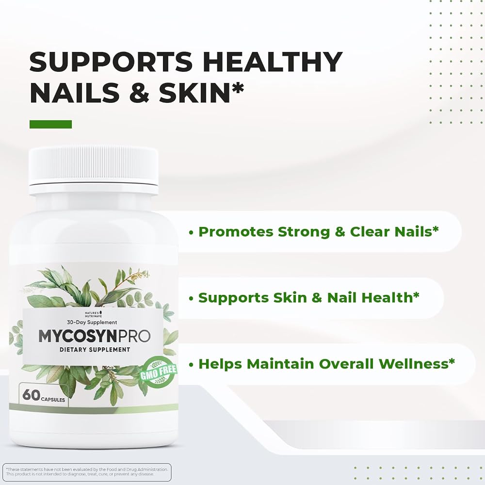 Nature's NutriWave Mycosyn Pro Vitamin C, Folate & Biotin - 60 Capsules - image 2