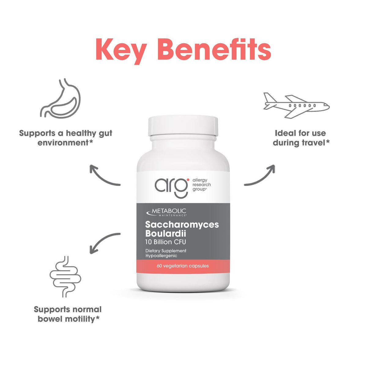 Metabolic Maintenance Saccharomyces Boulardii - 60 Capsules - image 4
