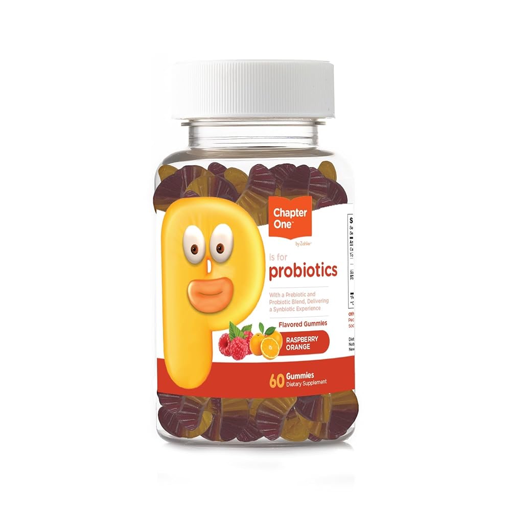 Zahler Chapter One Probiotic Gummies Raspberry Orange - 60 Count