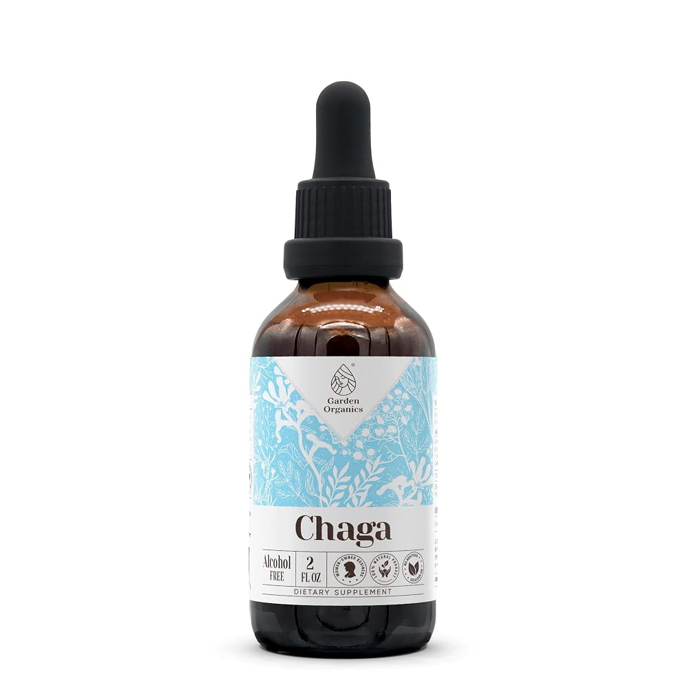 Garden Organics Chaga Alcohol-Free Natural Tincture Extract