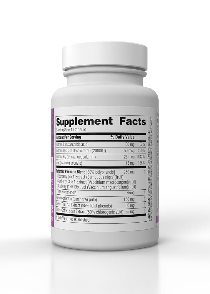 PharmaPrint ImmunEx Defense Elderberry Immune Support - 30 Capsules - image 3