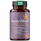 nootrimind Organic Ashwagandha Supplement Capsules - 60 Count