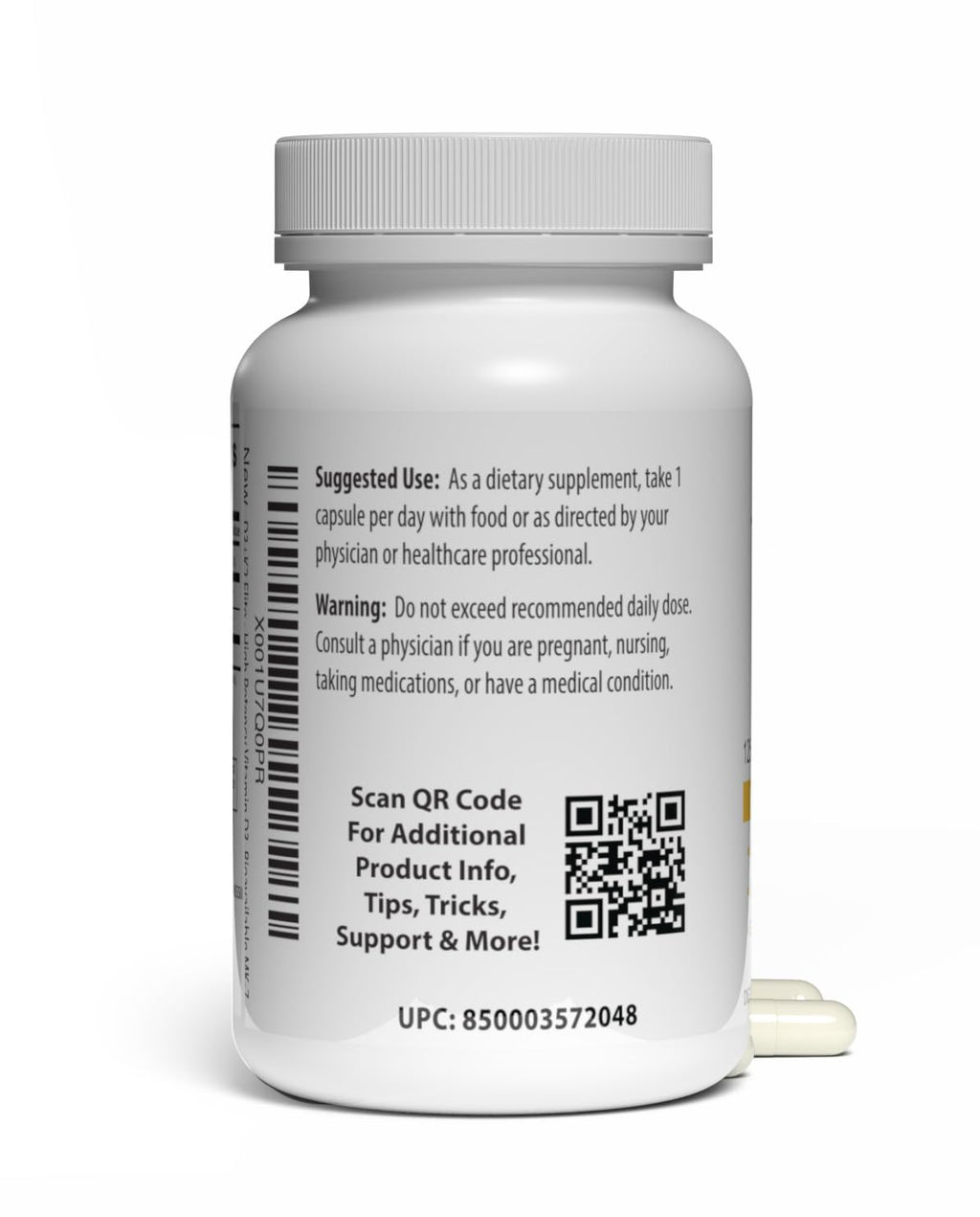 Pro Formulations MD D3 + K2 Elite Vitamin - 60 Capsules - image 3