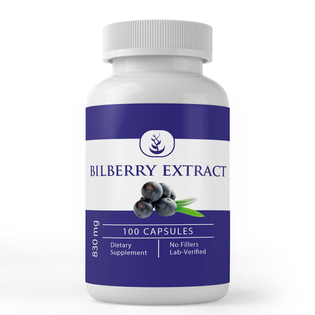 PURE ORIGINAL INGREDIENTS Bilberry Extract - 100 Capsules