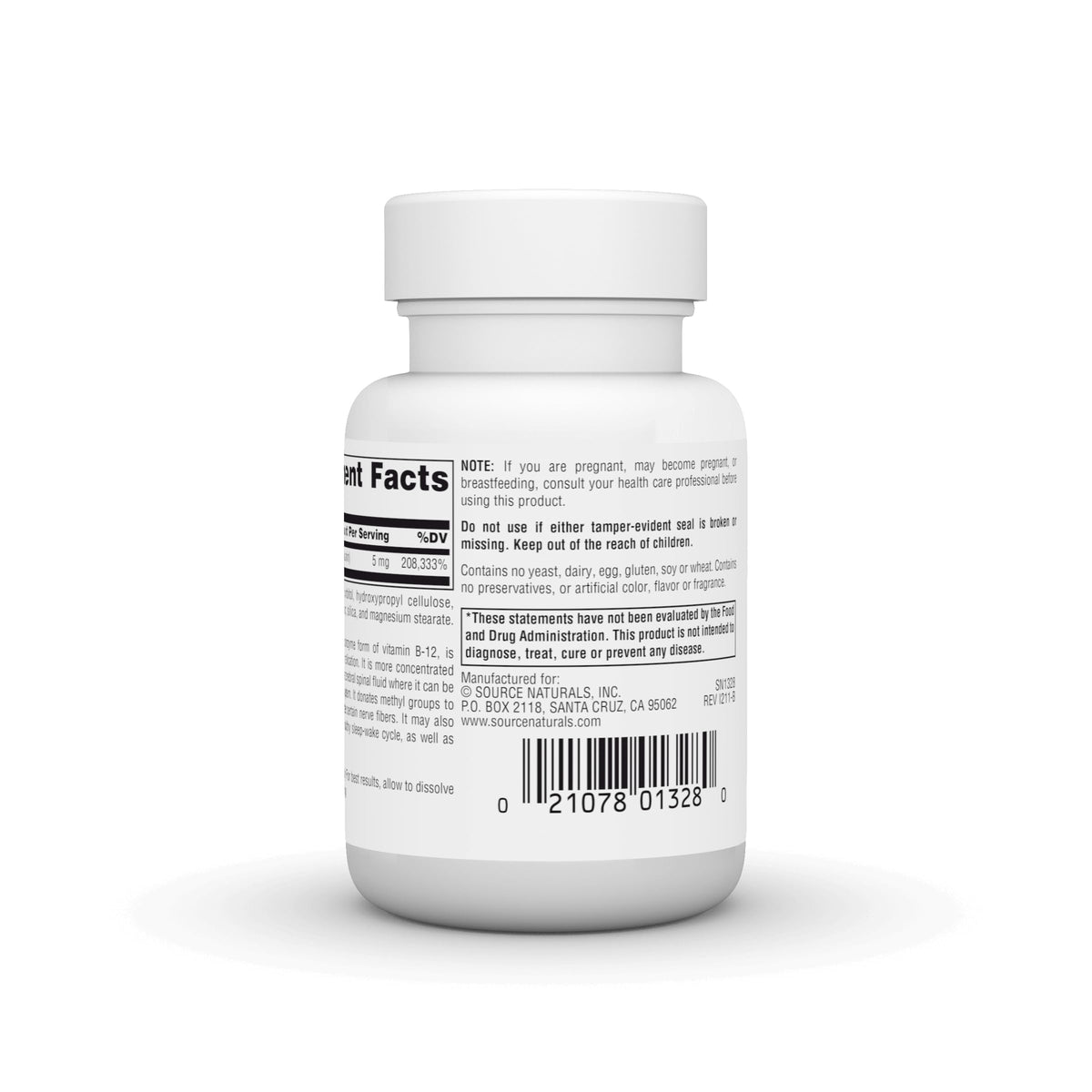 Source Naturals MethylCobalamin Vitamin B-12, Cherry Flavored