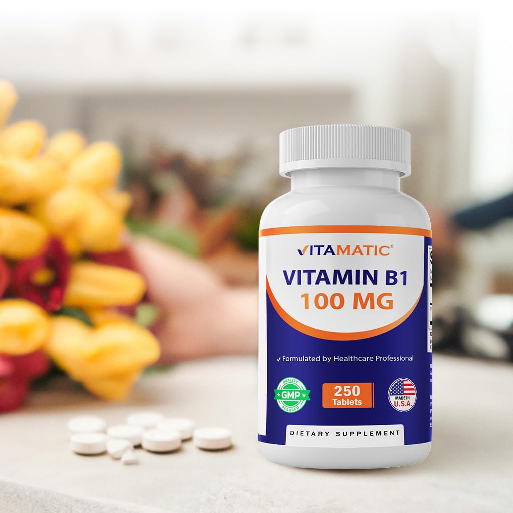 Vitamatic Vitamin B1 100 mg Thiamine - 250 Tablets - image 5