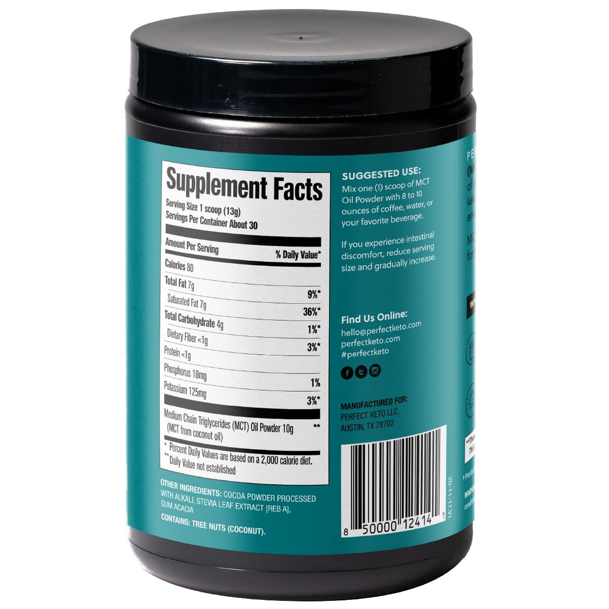 Perfect Keto MCT Oil Powder