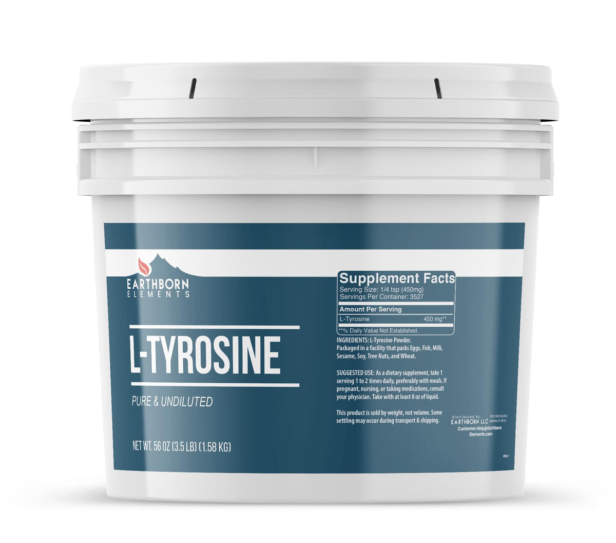 Earthborn Elements L-Tyrosine Powder - 3.5 Lb