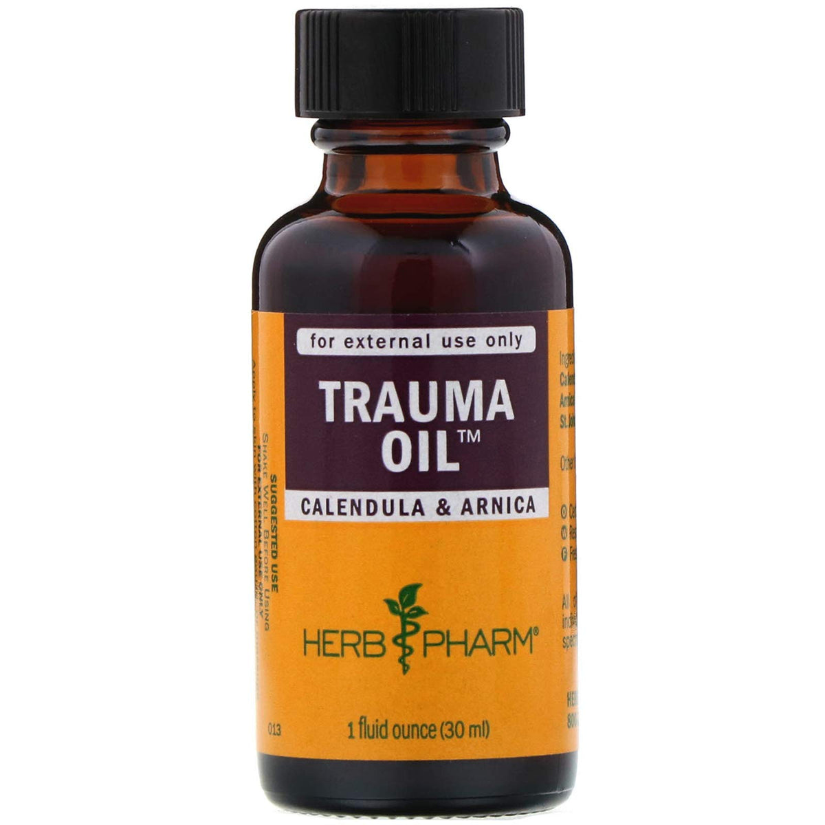 Herb Pharm Trauma Oil with Arnica and Calendula - 1 Fl Oz