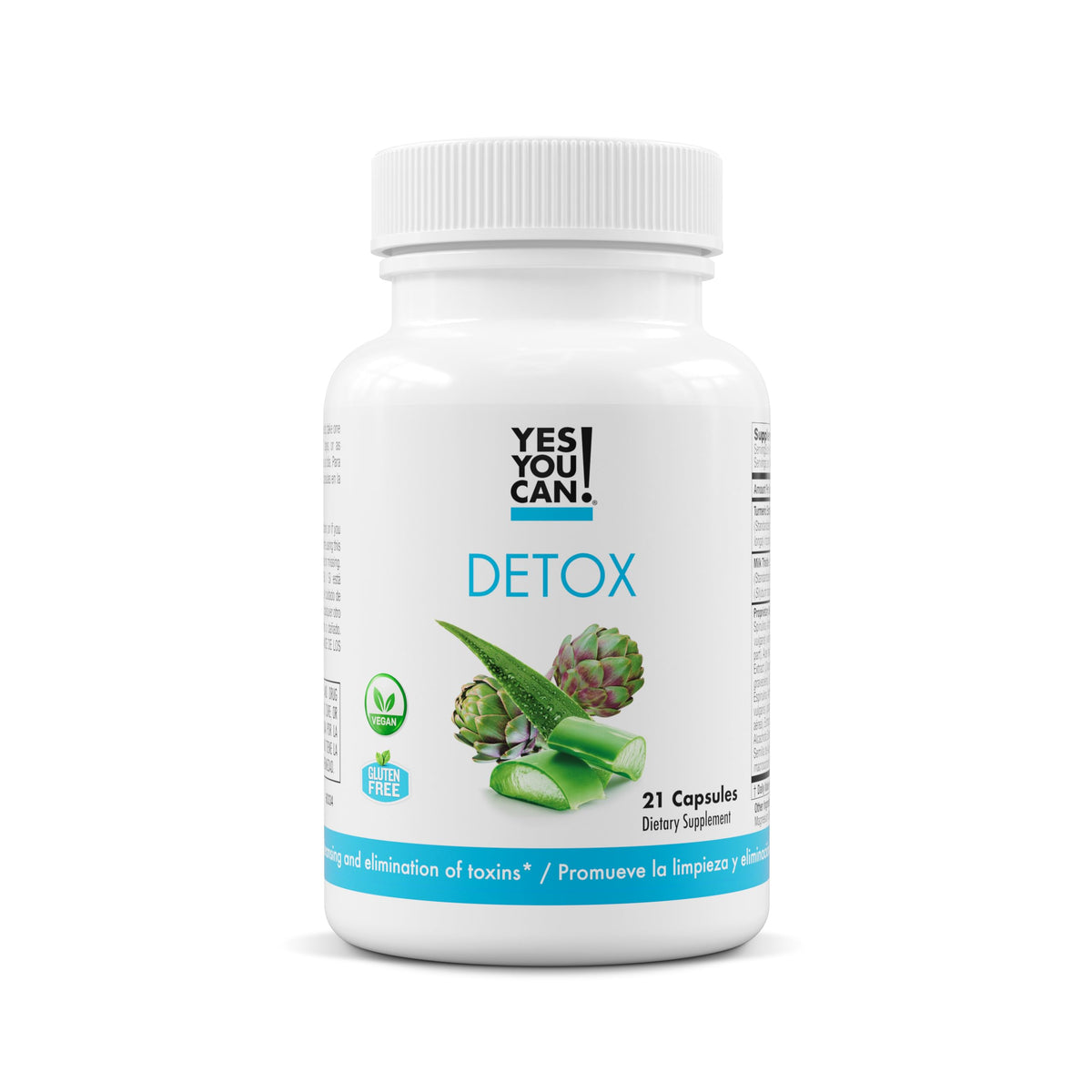 Yes You Can! Natural Detox Pills, Diuretic Cleanse, 21 Capsules