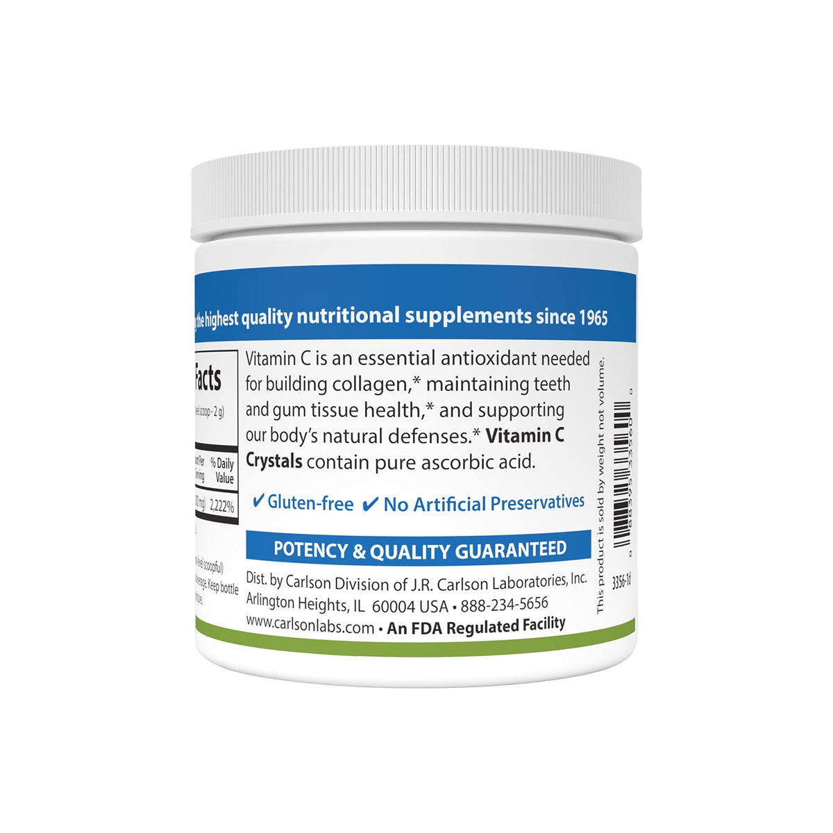 Carlson Labs Non GMO Vitamin C Crystals