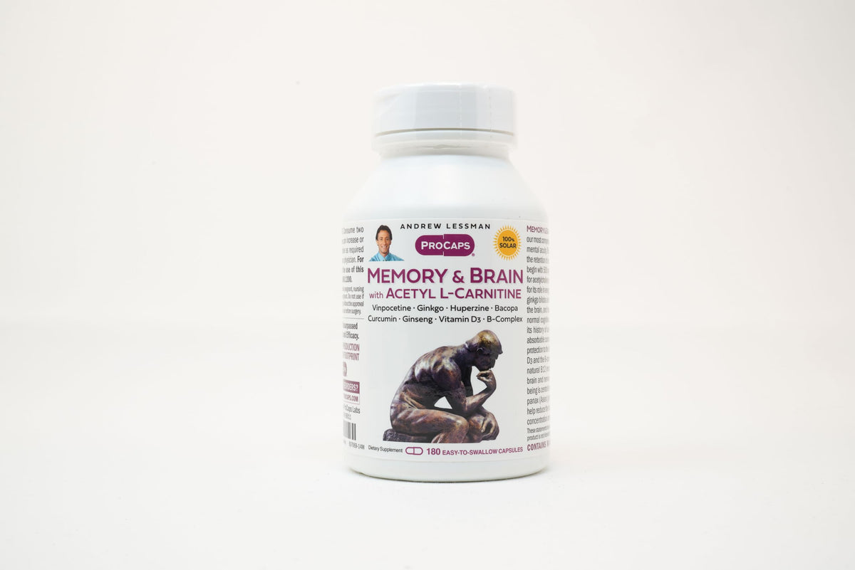 ANDREW LESSMAN Memory & Brain + Acetyl L-Carnitine Kit: + Capsules