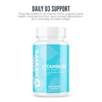 Revive MD Vitamin D3 5000 IU Immune Support - 60 Softgels - image 3