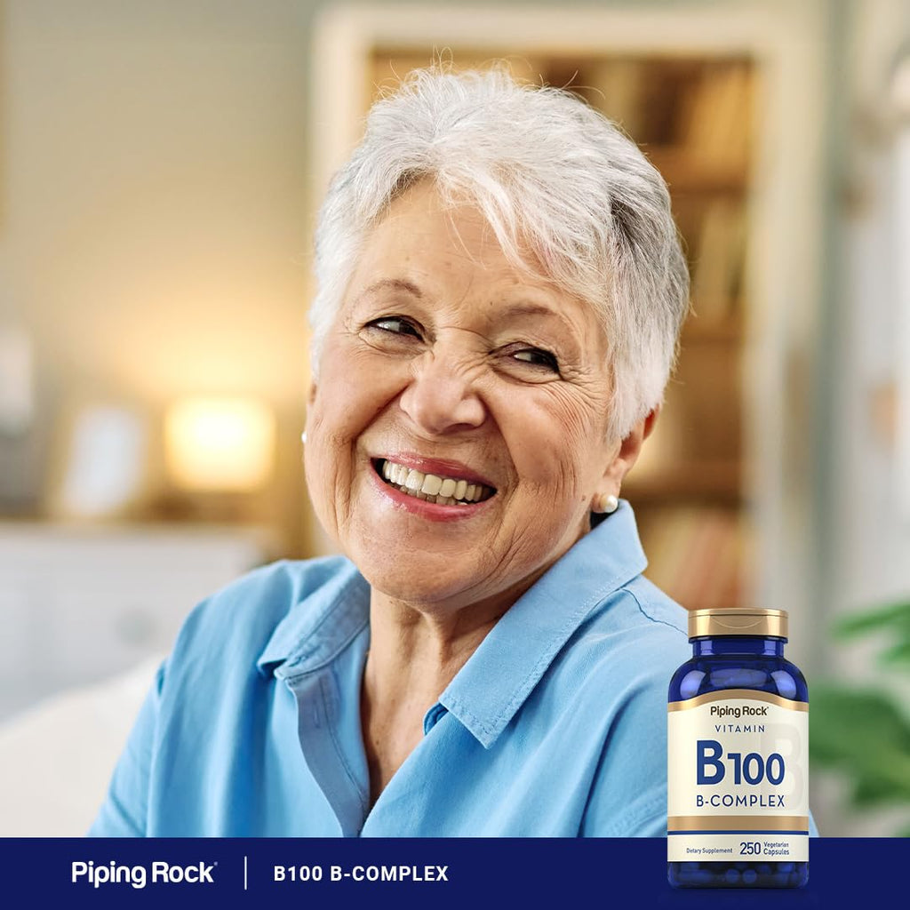 Piping Rock B100 Complex Vitamins - 250 Capsules - image 6