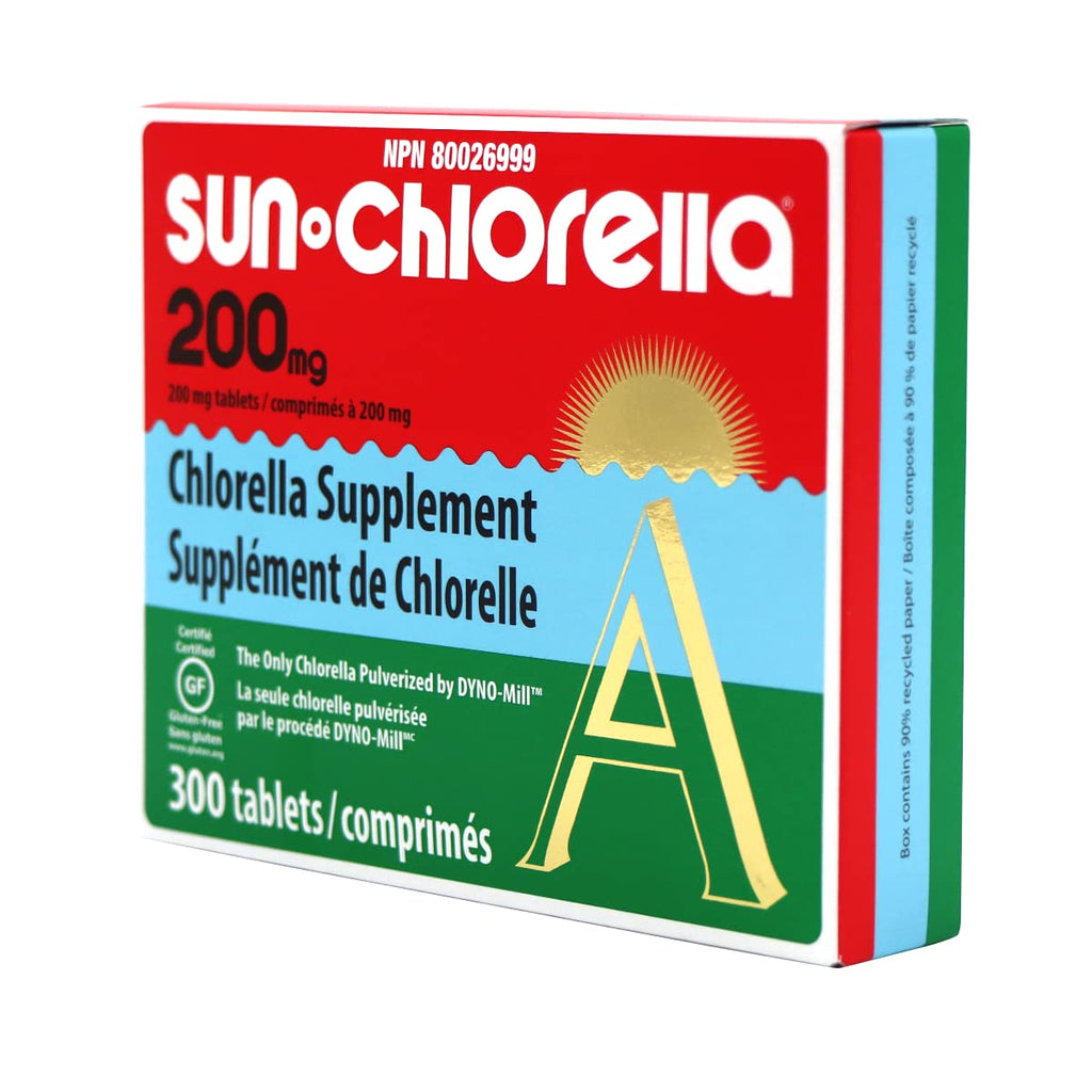 Sun Chlorella Eleuthero Nutritional Tablets 200 mg - 300 Count - image 2