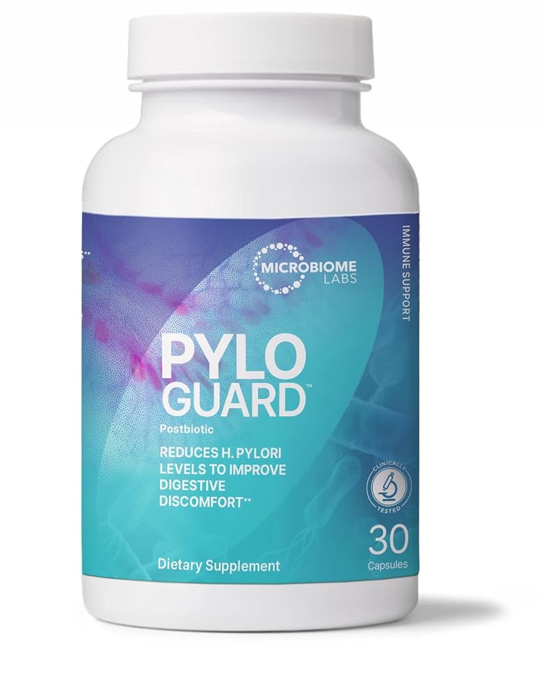 Microbiome Labs PyloGuard L. reuteri DSM17648 Postbiotic - 30 Capsules