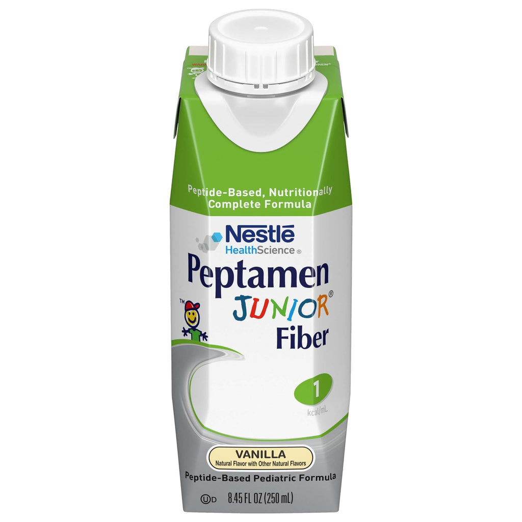 Peptamen Junior Fiber Vanilla Pediatric Formula - 24 Count