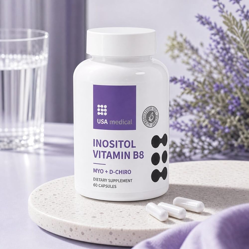 USA Medical Myo-Inositol + D-Chiro Inositol 40:1 - 60 Capsules - image 4