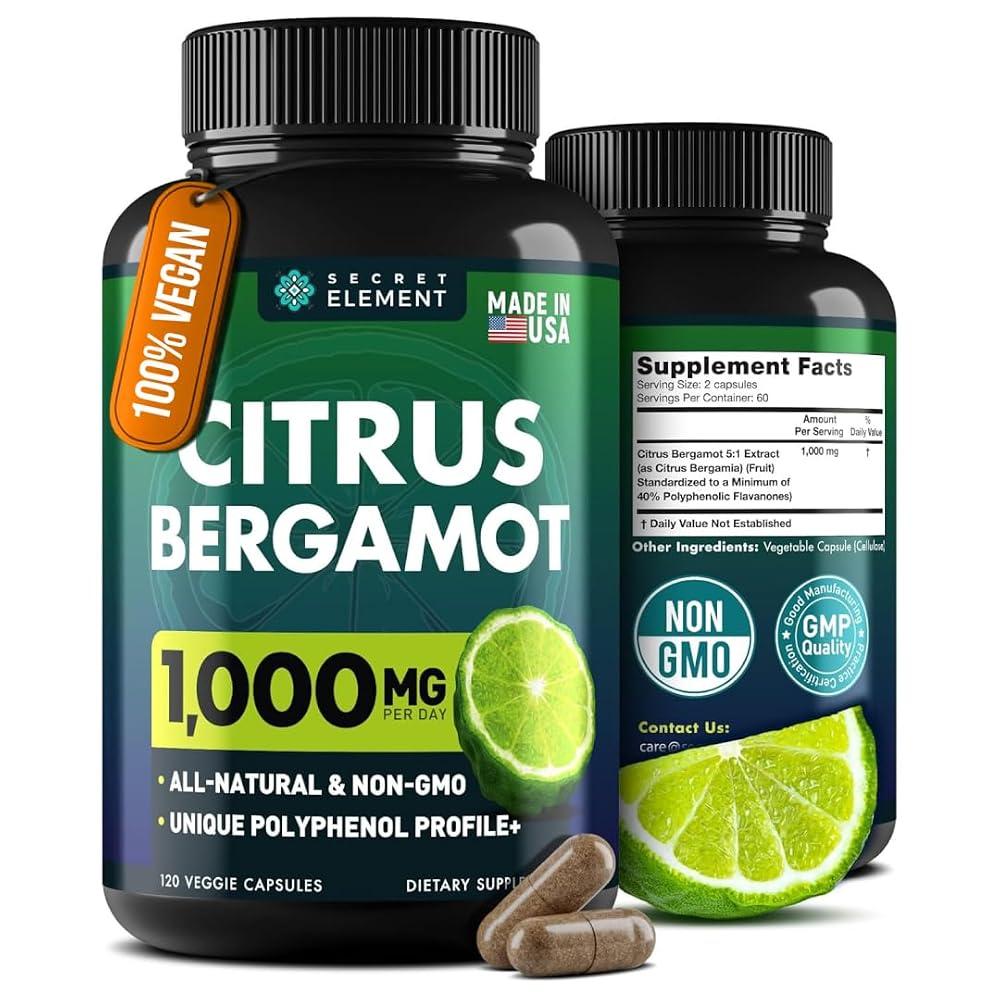 Secret Element Citrus Bergamot Extract 1000mg - 120 Capsules