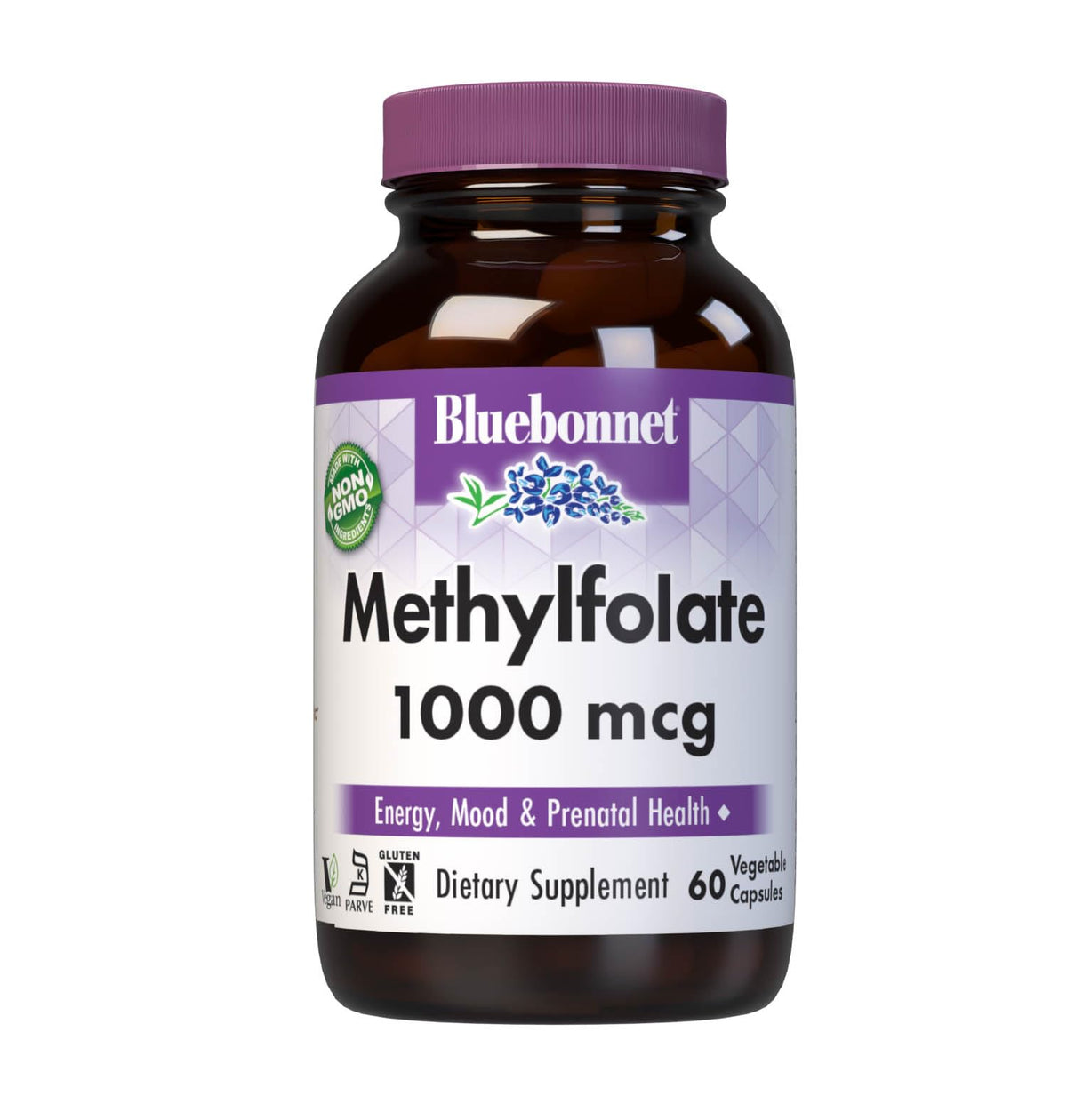 BlueBonnet Nutrition Methylfolate 1000 mcg - 60 Vegetable Capsules