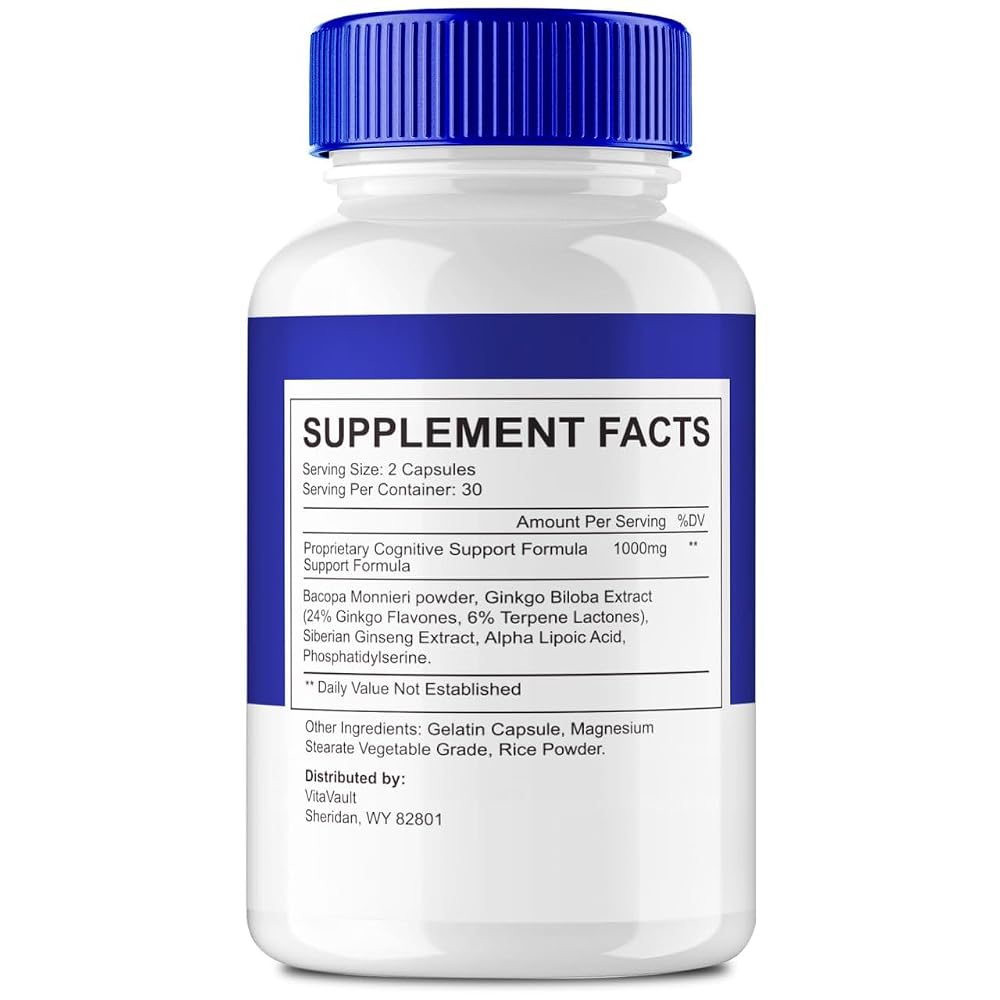 Vitavault Neuro Fortis Pro Brain Supplement - 300 Capsules - image 2