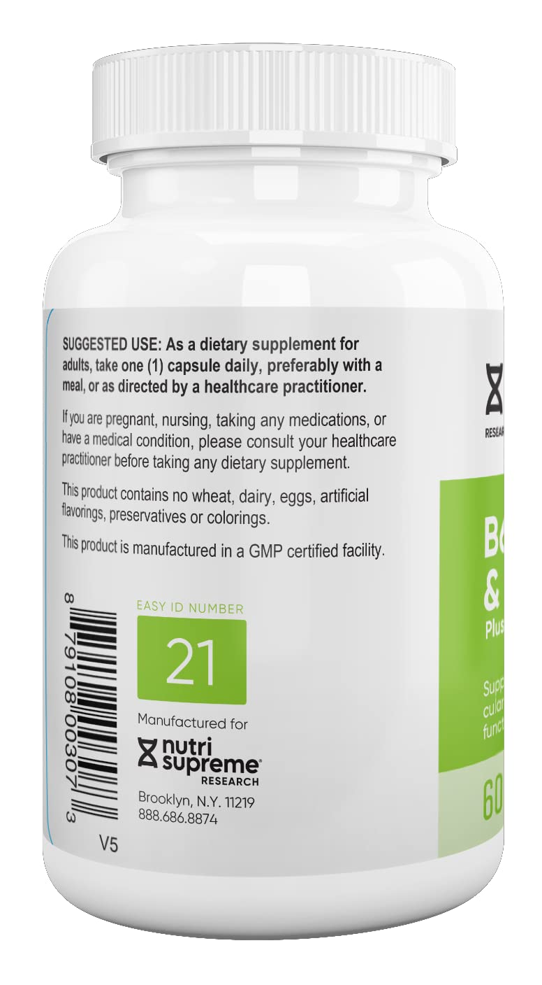 NUTRI-SUPREME RESEARCH Nutri Supreme Folate with B6 and B12 - 60 Capsules - image 3