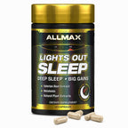 ALLMAX Lights Out Sleep Melatonin & Valerian Root - 60 Capsules