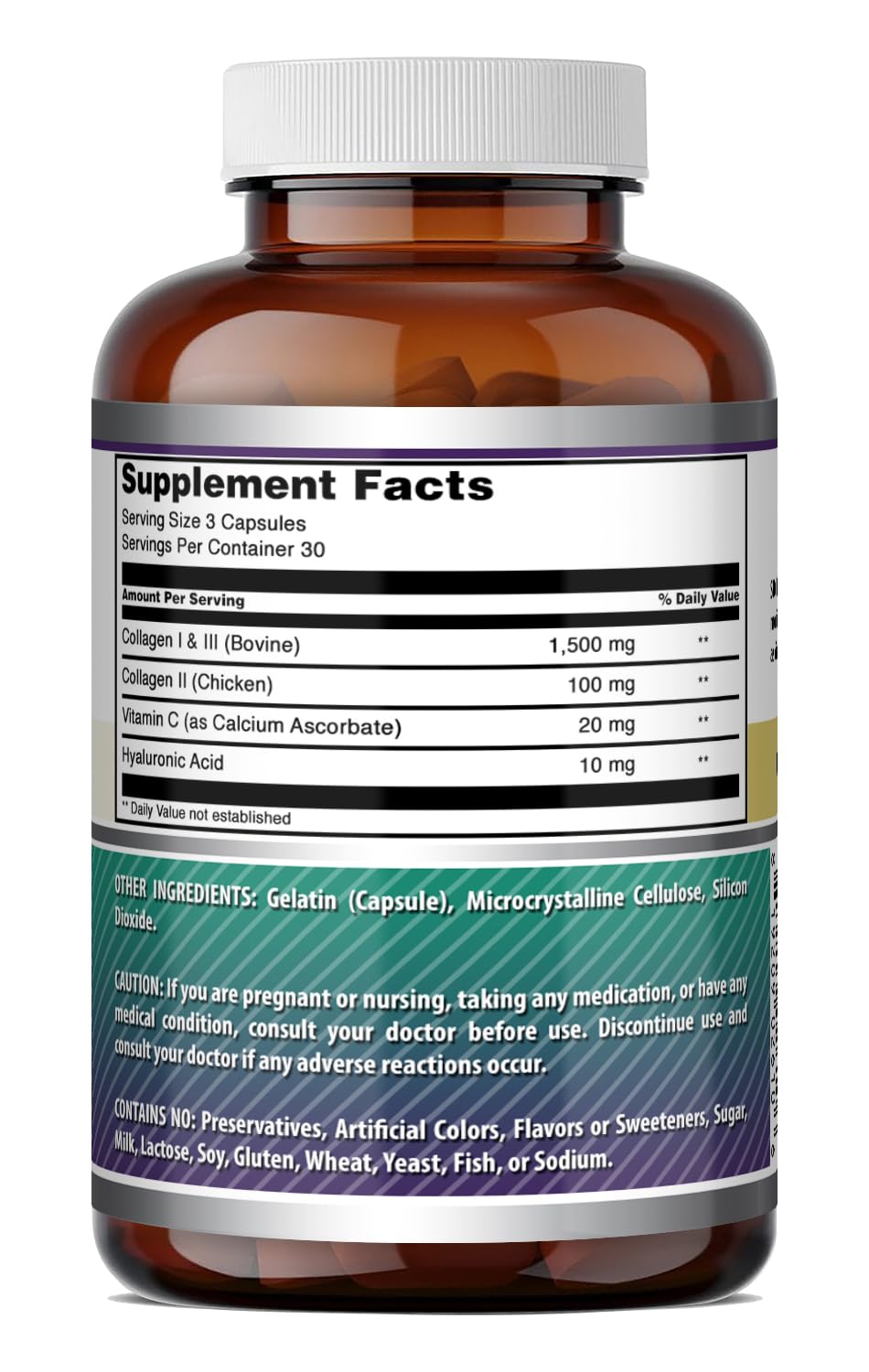 Amazing Formulas Advanced Collagen 1600mg Per Serving Supplement