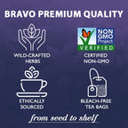 Bravo Tea Bye Cough Herbal Tea Caffeine Free - 120 Tea Bags - image 2