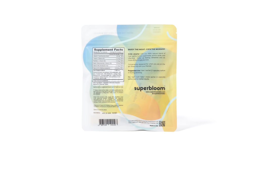 superbloom Recovery Liver Support with DHM & Milk Thistle - 20 Capsules - image 2