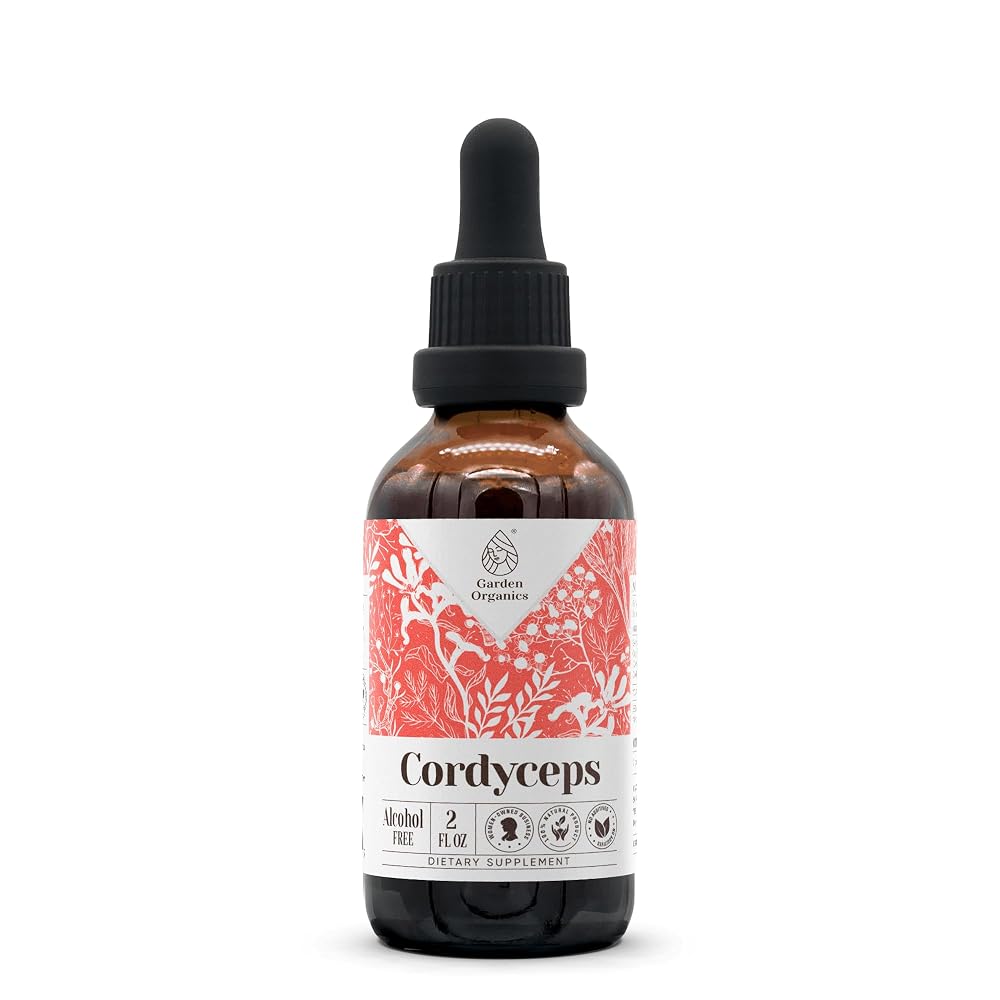 Garden Organics Cordyceps Alcohol-Free Natural Tincture Extract