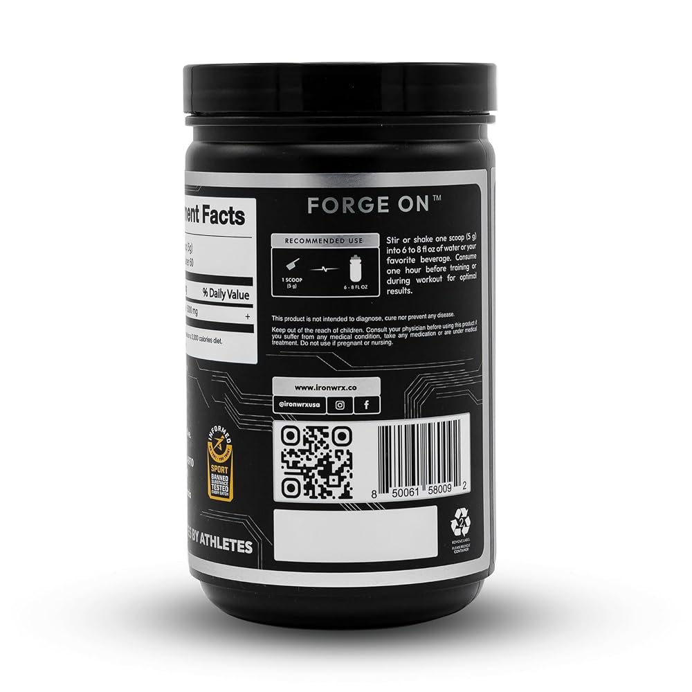 IRONWRX Creatine Monohydrate Powder Unflavored - 60 Servings - image 9