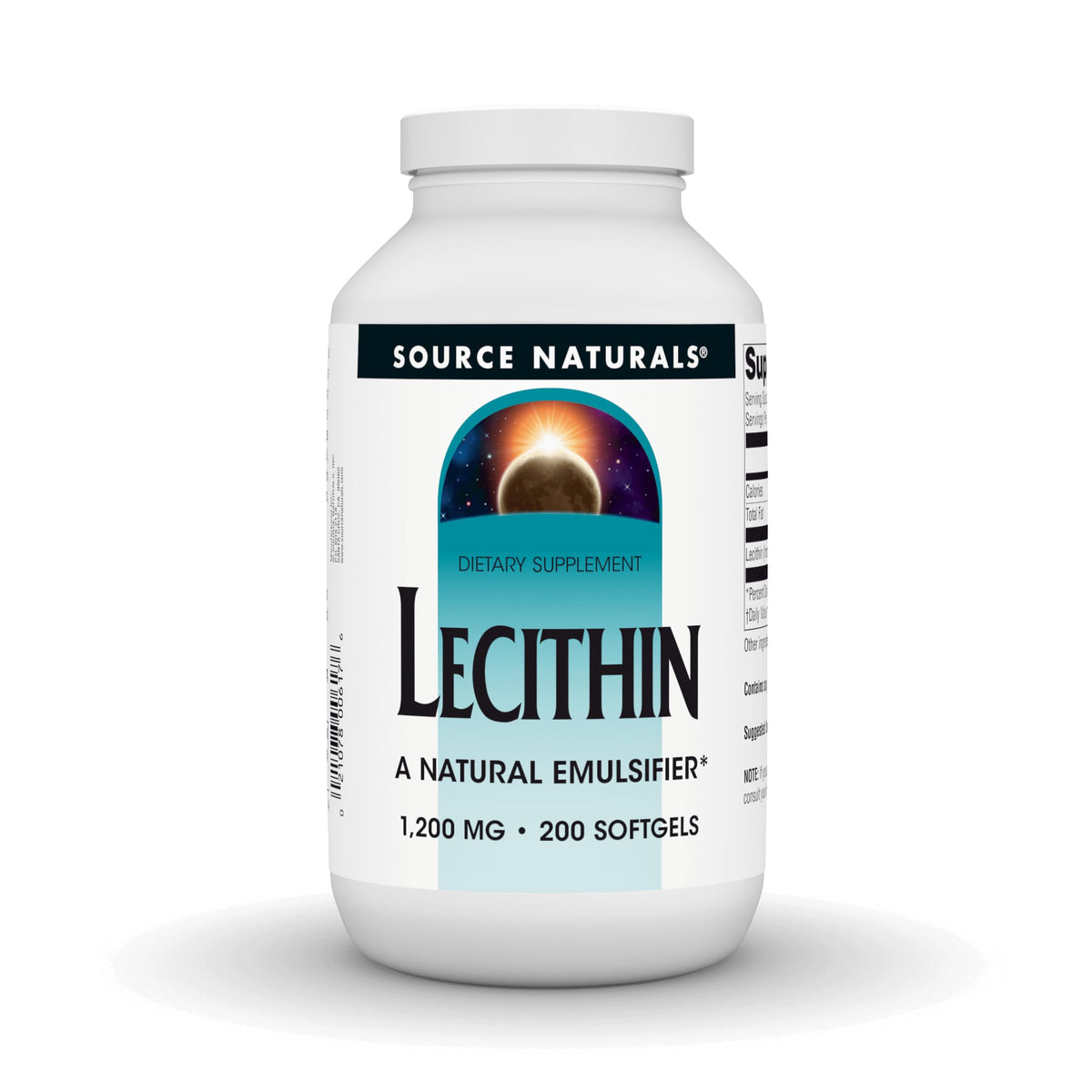 Source Naturals Lecithin 1200 mg - 200 Softgels