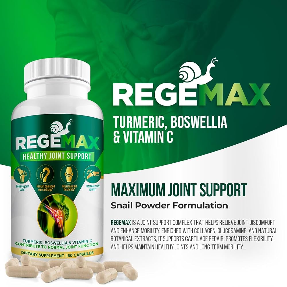AURA VITAMINS REGEMAX Joint Comfort Supplement - 60 Capsules - image 2
