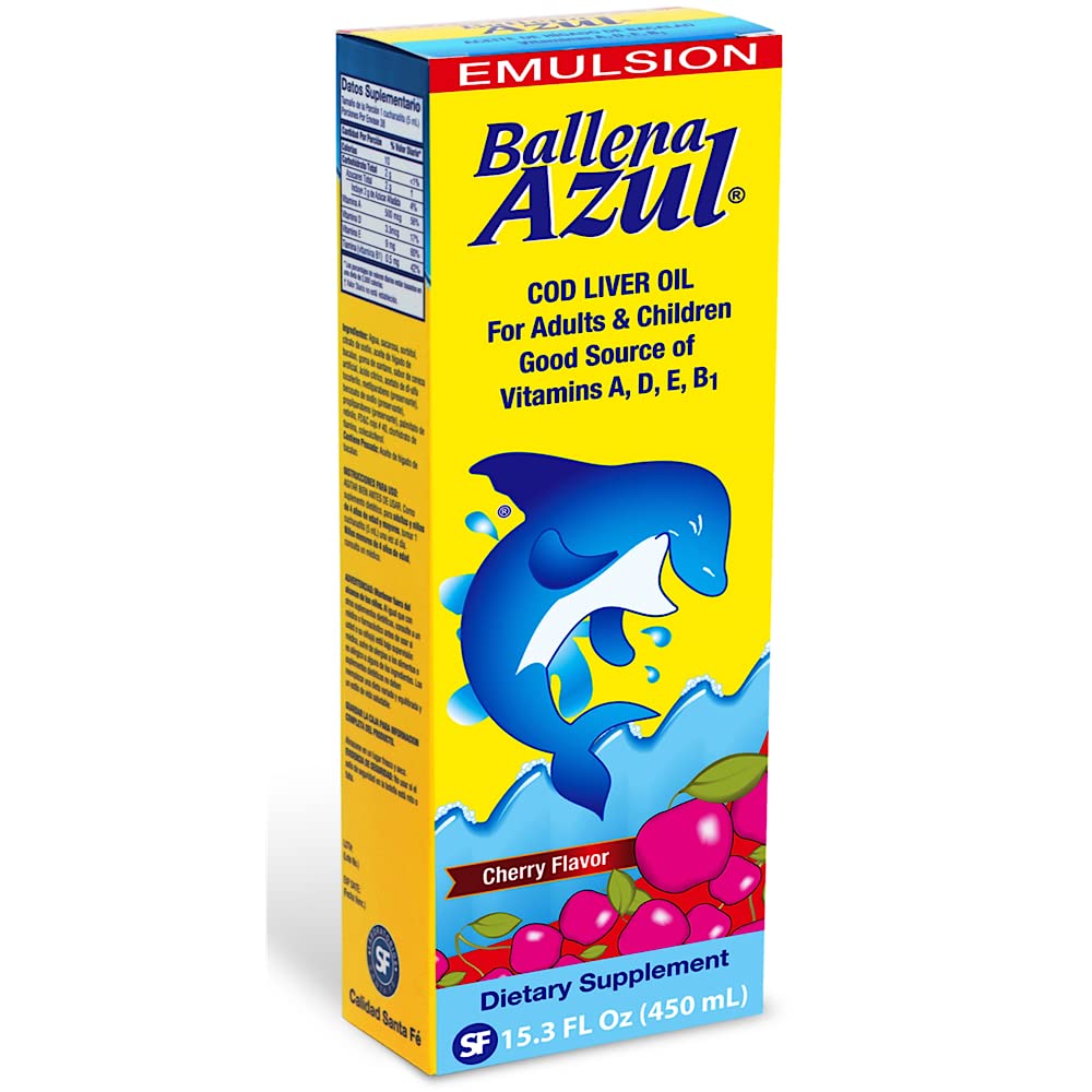 Ballena Azul Cod Liver Oil Omega 3 Immune Support - 15 Fl Oz - image 2