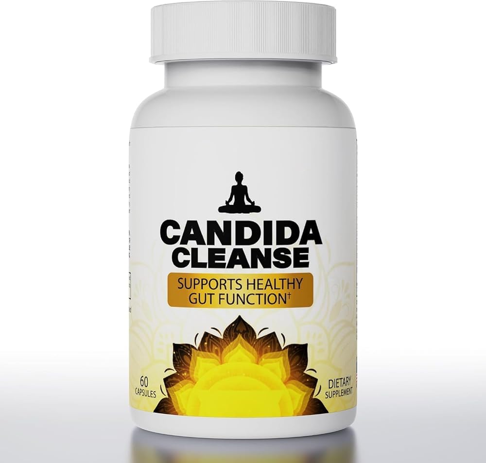Generic Candida Cleanse Detox Probiotic & Herbal Formula - 60 Capsules