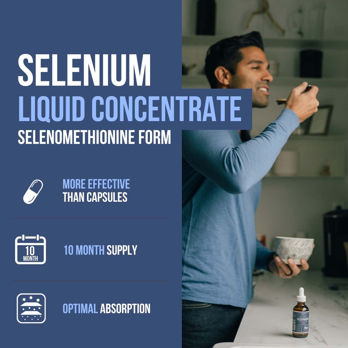 Triquetra Health Selenium - 200 mcg, Selenomethionine - Antioxidant